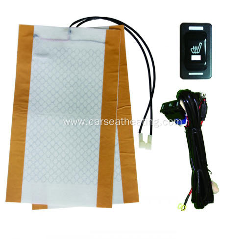 Car seat heated rectangle cover